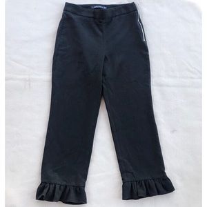 Zara Pants - Zara Black Pants With Ruffle Hems Zara Pants - Zara Black Pants With Ruffle Hems